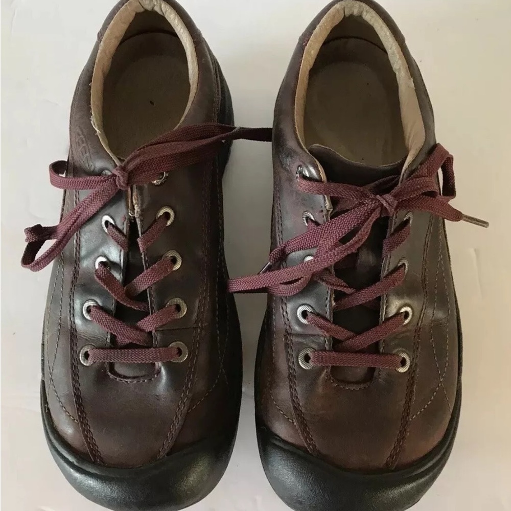 Keen Toyah Women Red Hiking Sneaker Shoes Size 7.5 - Picture 5 of 8